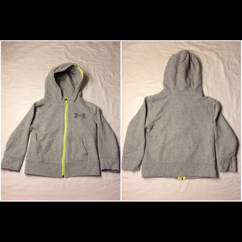 Boy's Under Armour Hooded Zip Up Sweat Jacket